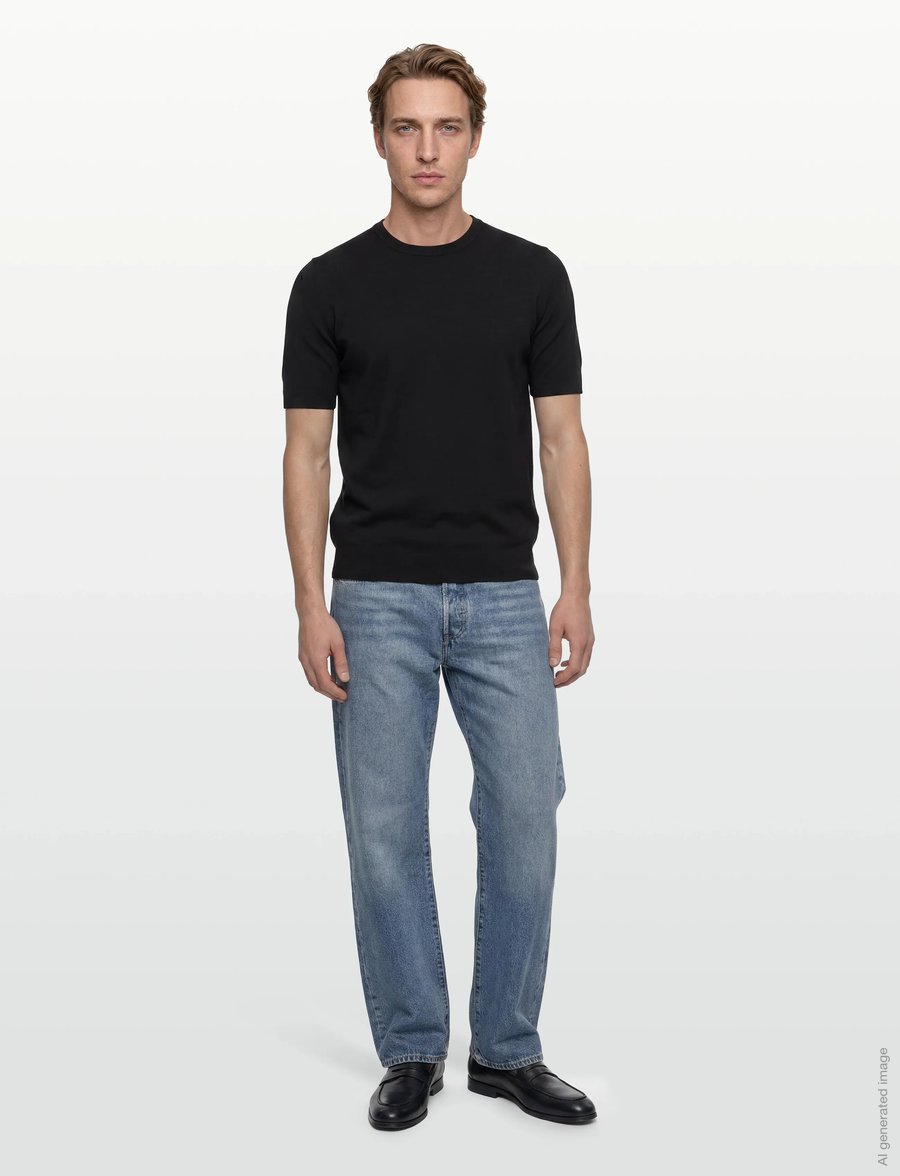 HUGO - San Carl-CV - rundhals - black - 0