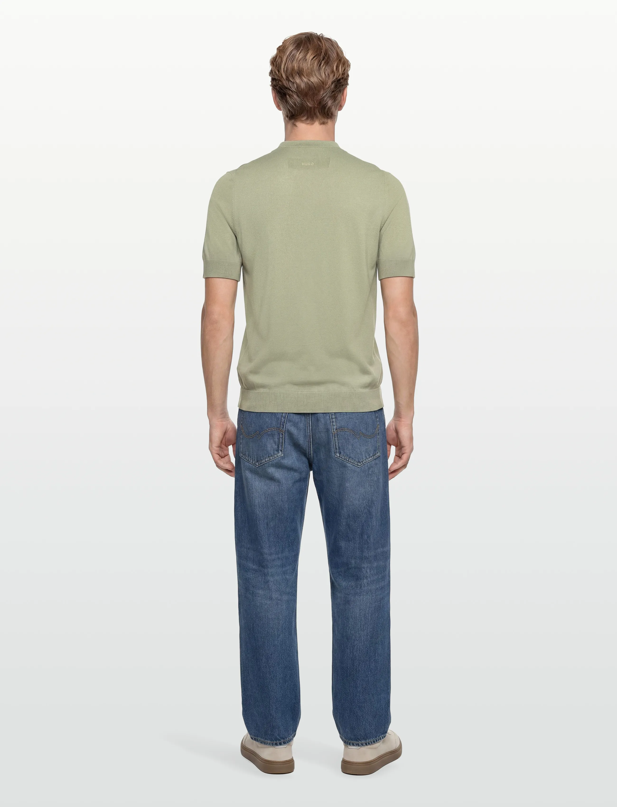 HUGO - San Carl-CV - rundhalsad - light/pastel green - 4