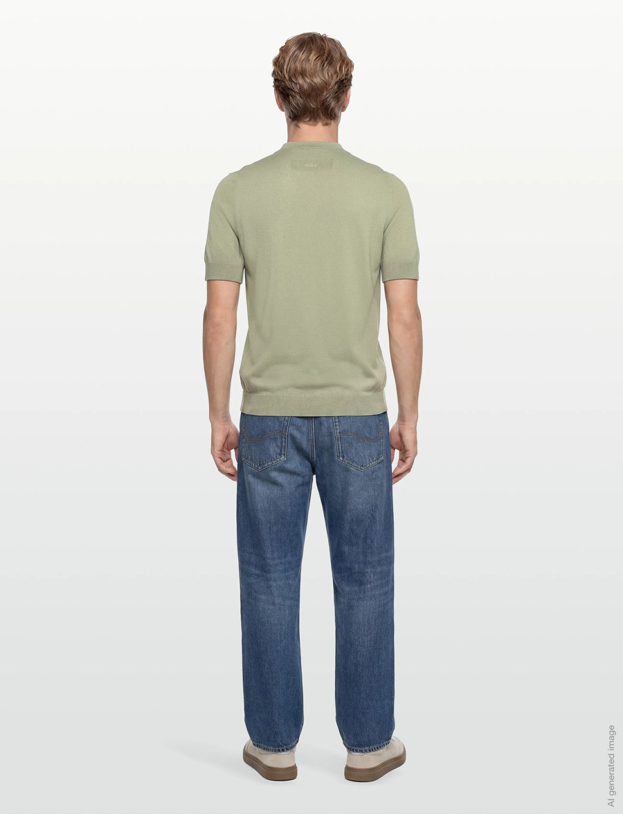 HUGO - San Carl-CV - rundhals - light/pastel green - 4
