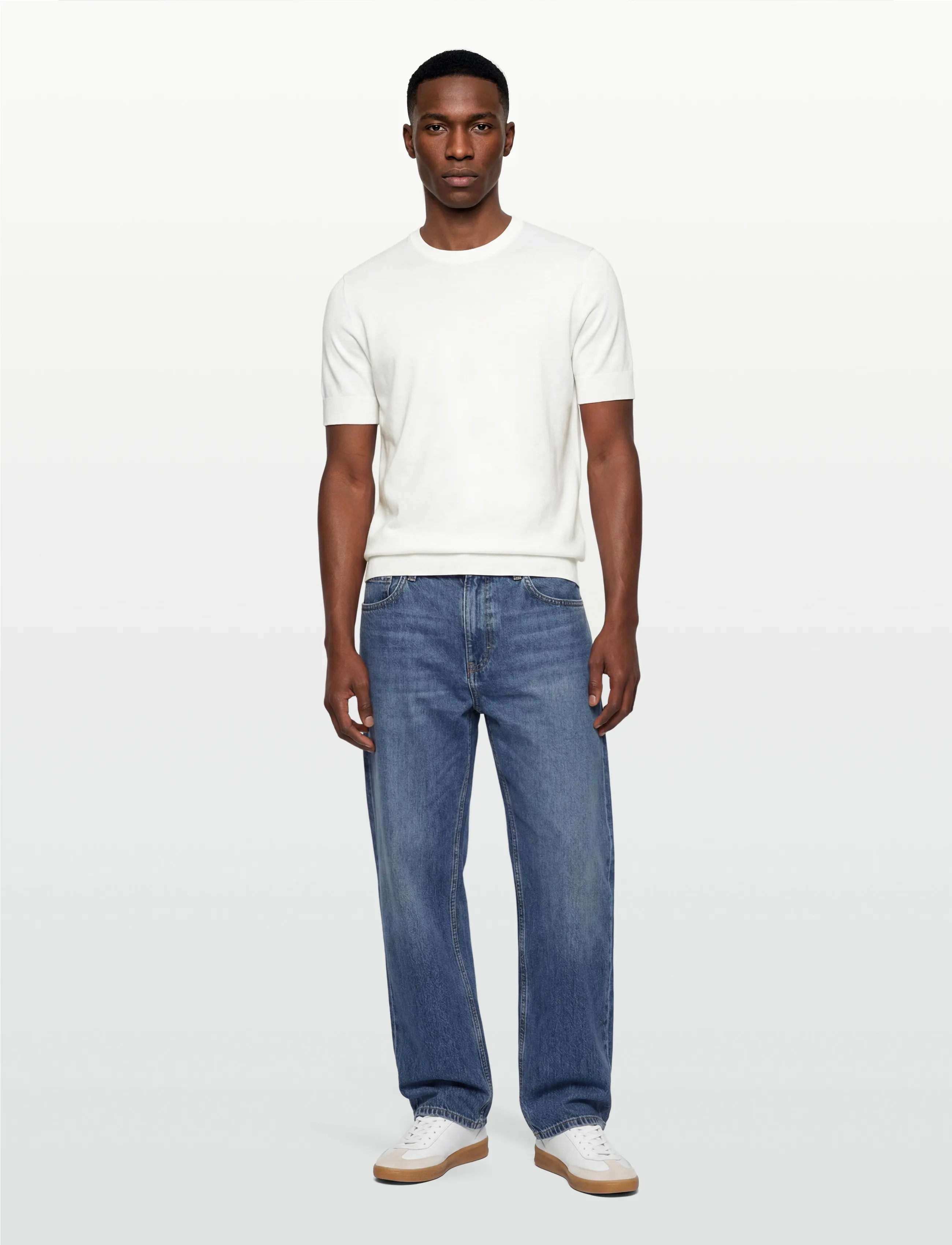 HUGO San Carl-Cv, XL, T-shirts, Weiß - Short-sleeved, Männerswear