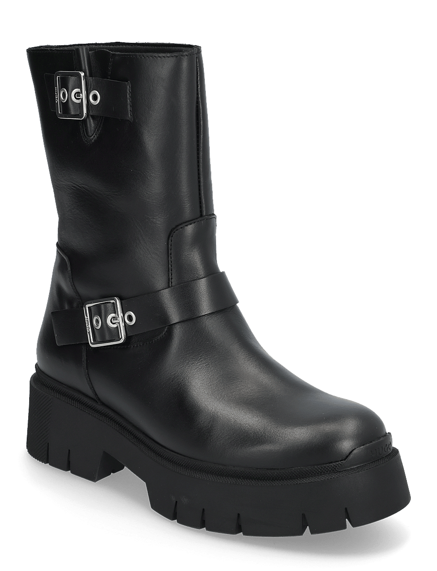 HUGO - Kris_BkBootie_LTCAF - madalad poolsaapad - black - 0