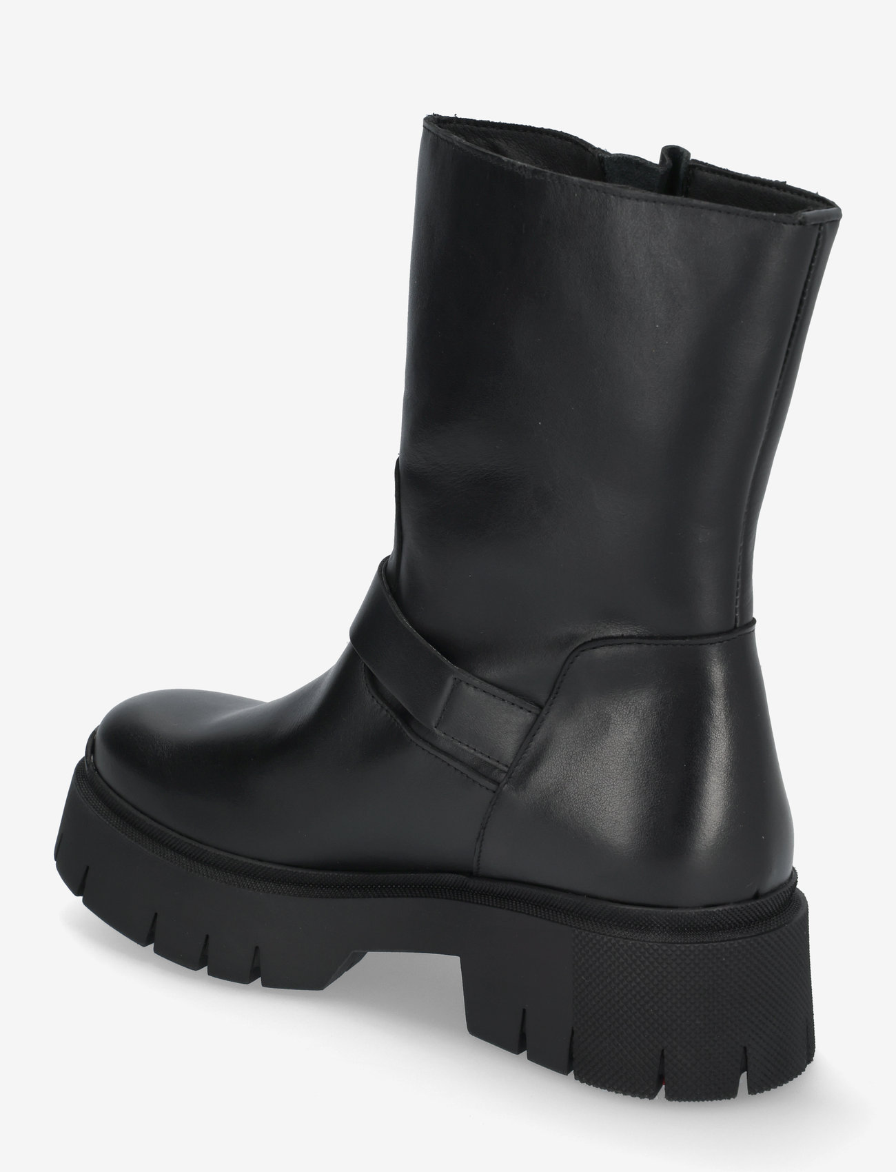 HUGO - Kris_BkBootie_LTCAF - flade ankelstøvler - black - 2