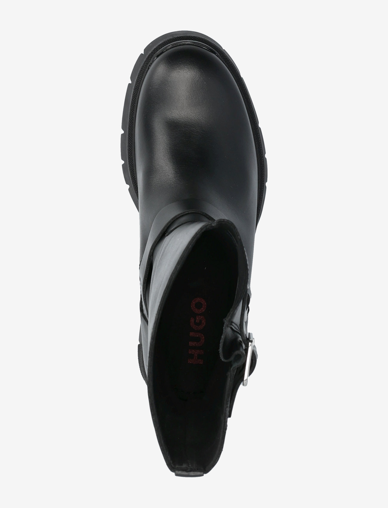 HUGO - Kris_BkBootie_LTCAF - flade ankelstøvler - black - 3