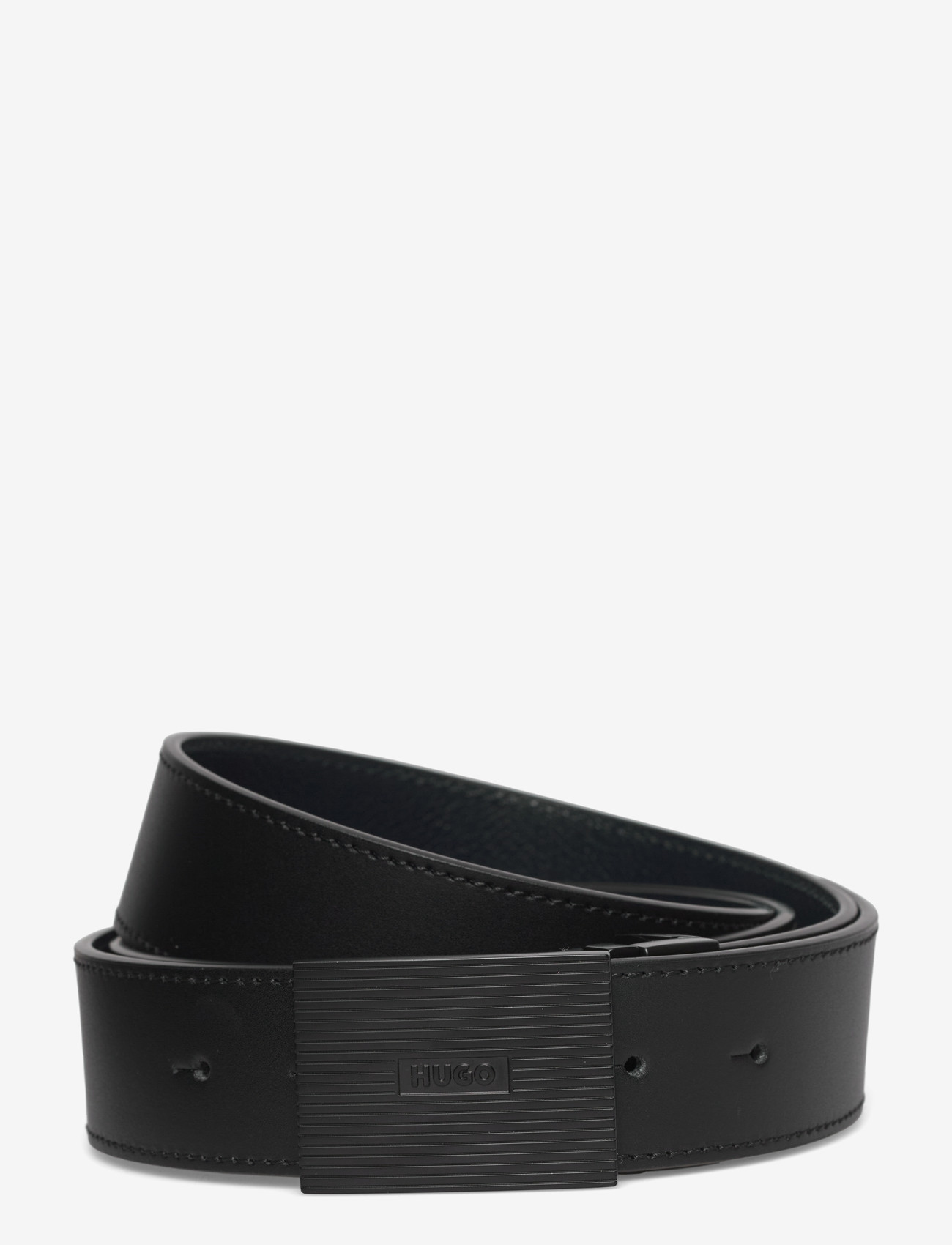 HUGO - Gilbert-soft_Or35 - klassiska skärp - black - 0