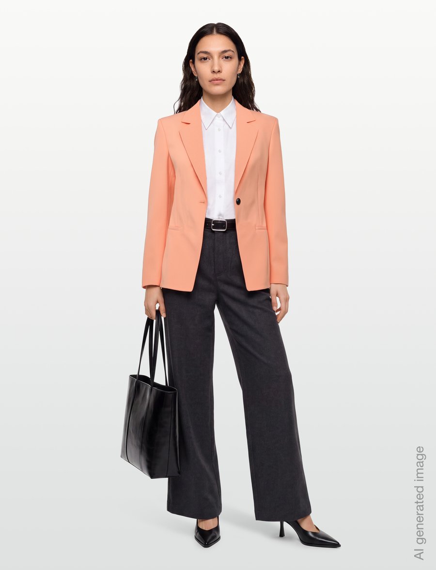HUGO - Azenea - einreihige blazer - bright orange - 0