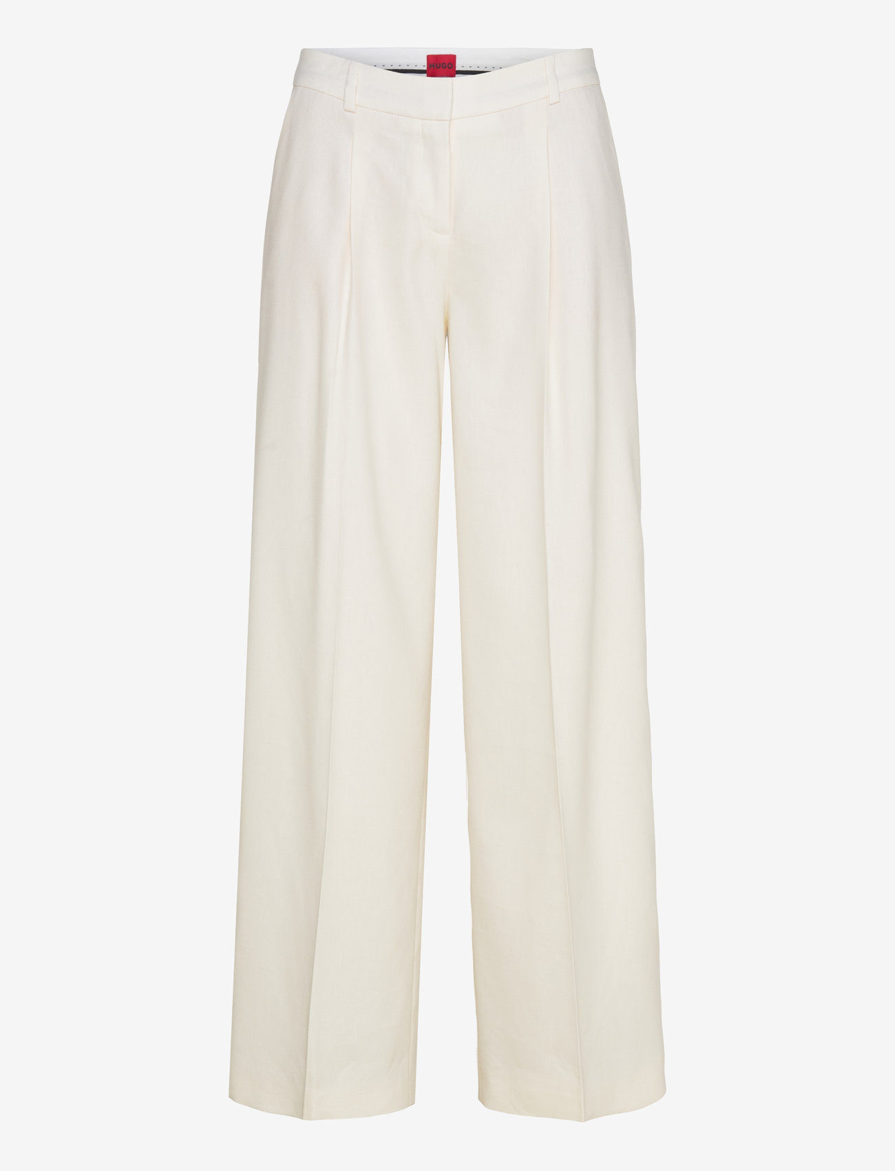 HUGO - Halati - leinenhosen - natural - 0