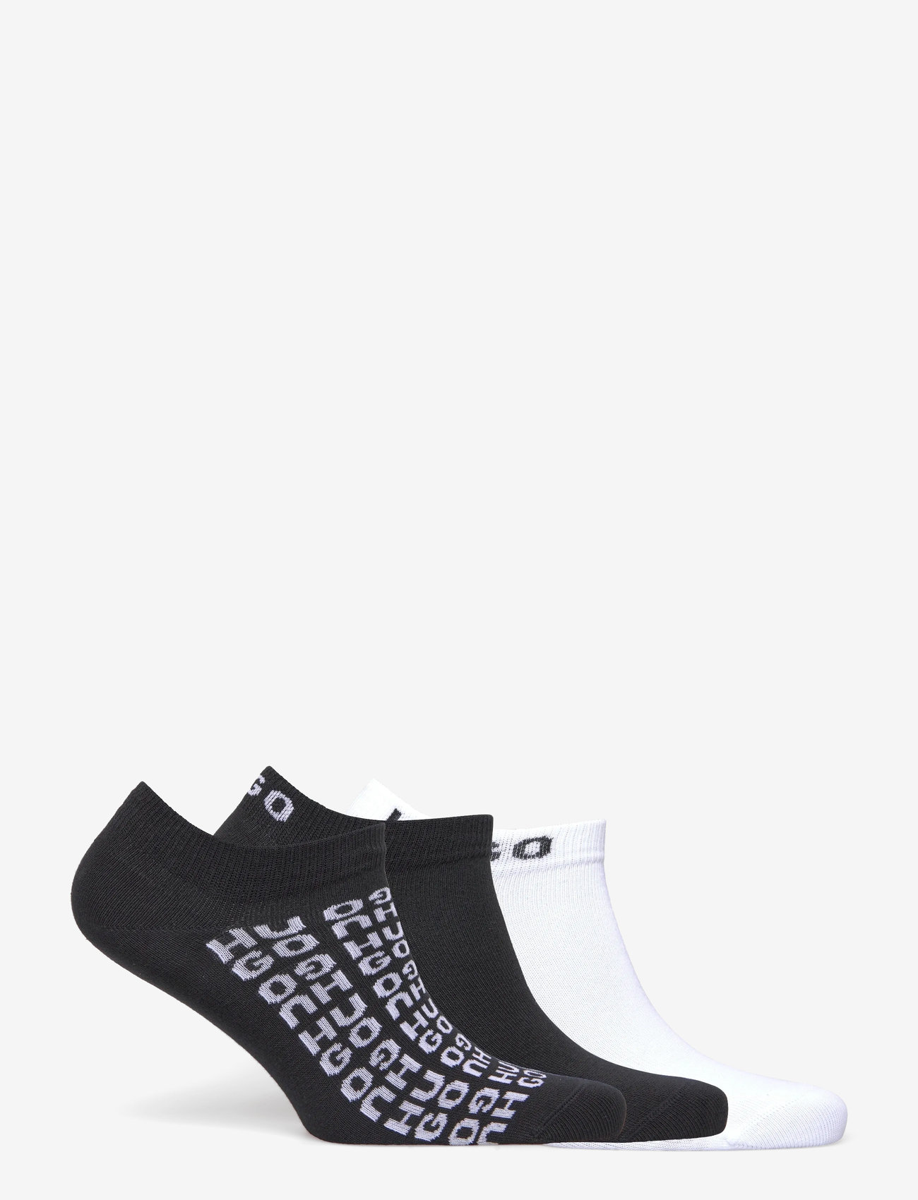 HUGO - 3P AS AO LOGO CC W - lühikese säärega sokid - black - 1