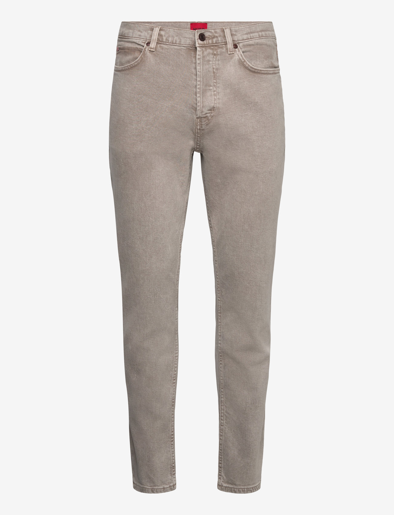 HUGO - HUGO 634 - tapered jeans - medium brown - 0