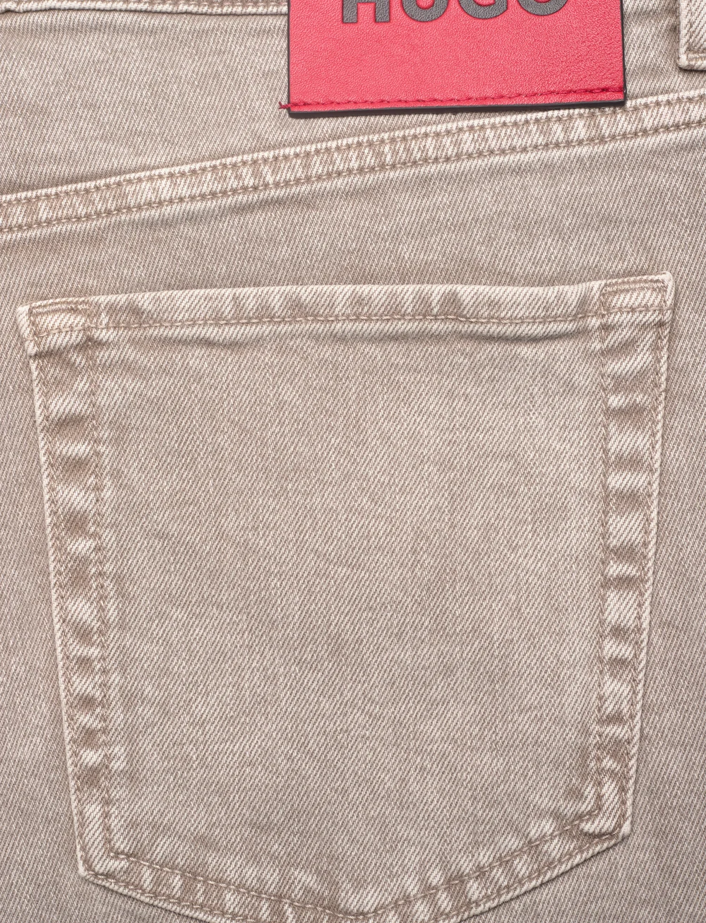 HUGO - HUGO 634 - tapered jeans - medium brown - 4