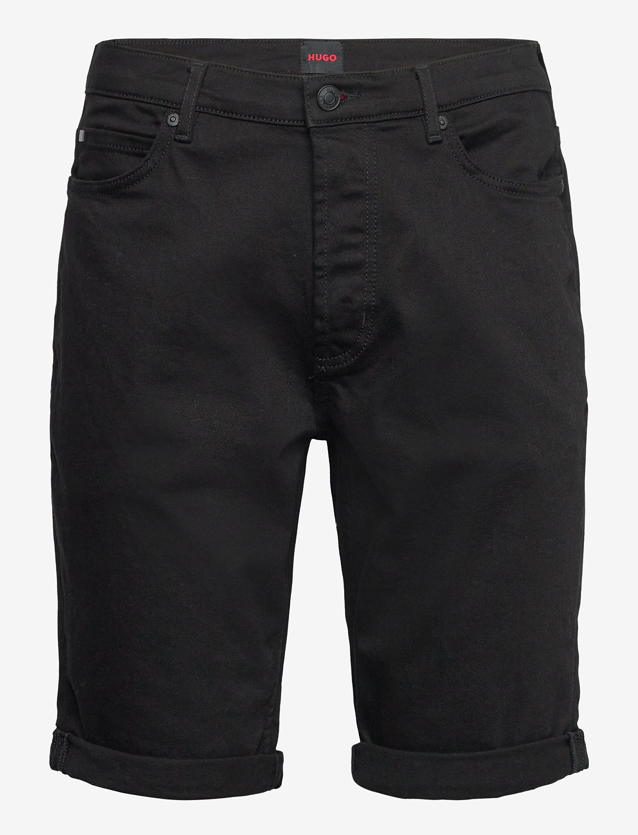 HUGO - HUGO 634/S - jeans shorts - black - 0