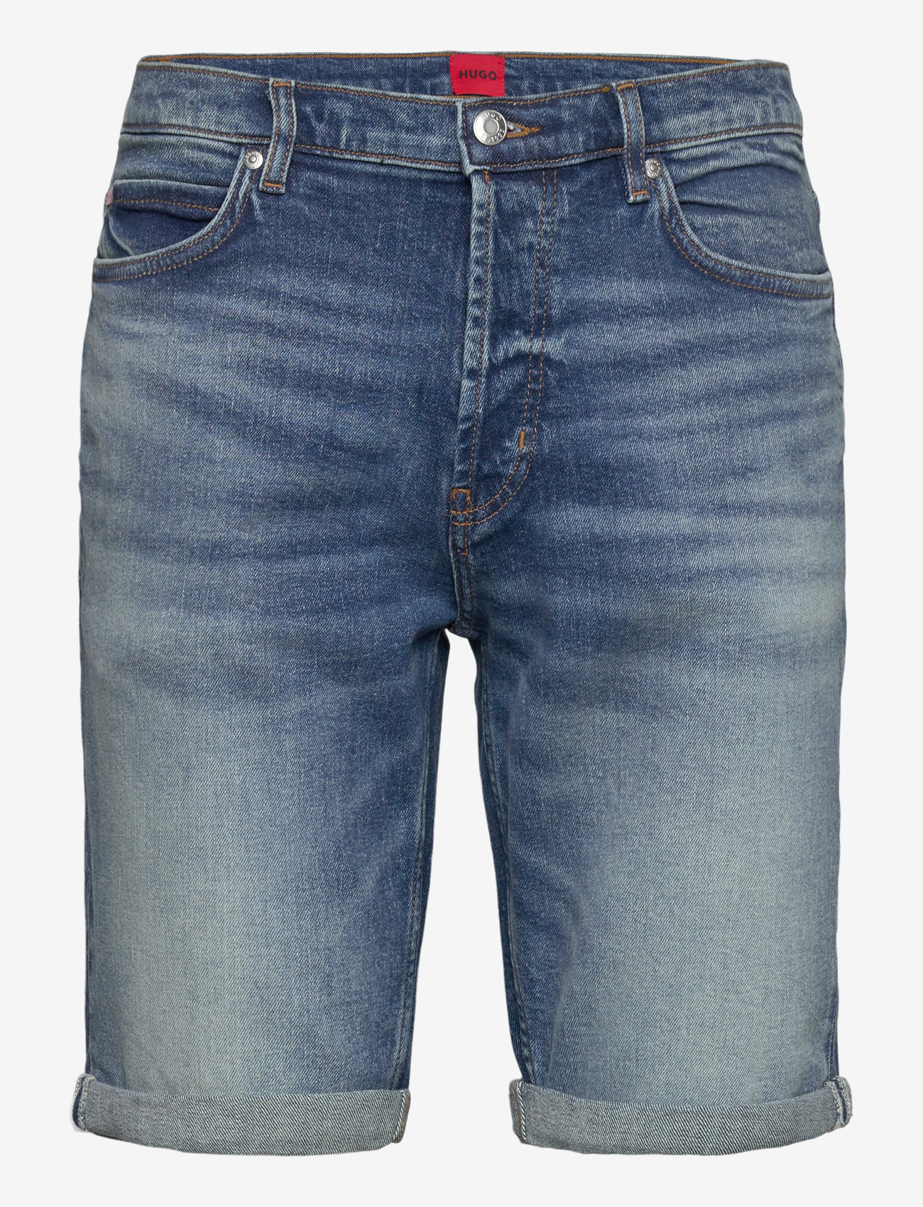 HUGO - HUGO 634/S - jeans shorts - medium blue - 0