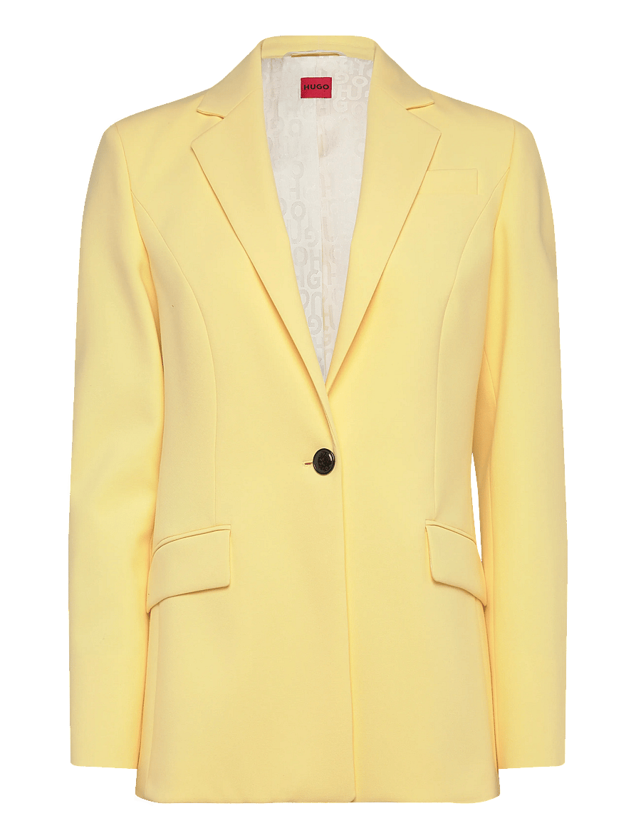 HUGO - Amegan - single breasted blazers - medium yellow - 0