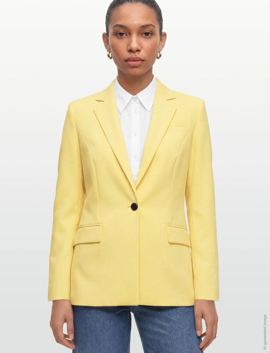 HUGO - Amegan - enkelknäppta kavajer - medium yellow - 3
