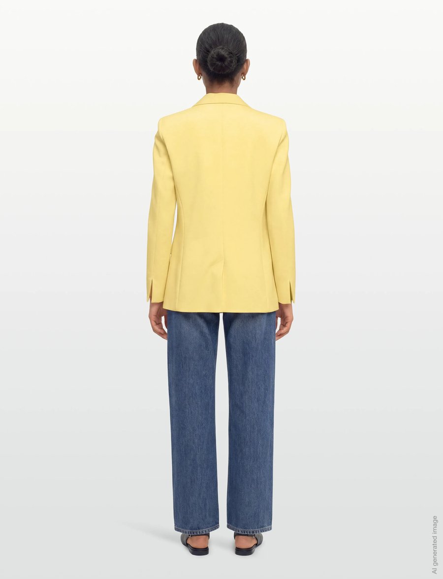 HUGO - Amegan - enkelknäppta kavajer - medium yellow - 4