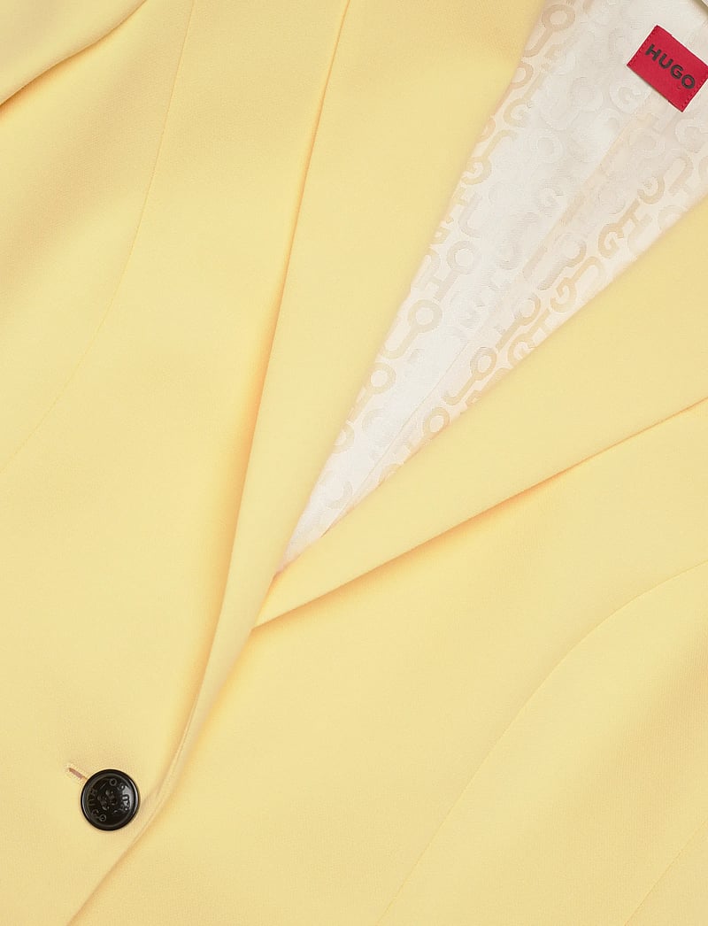 HUGO - Amegan - enkeltradede blazere - medium yellow - 2