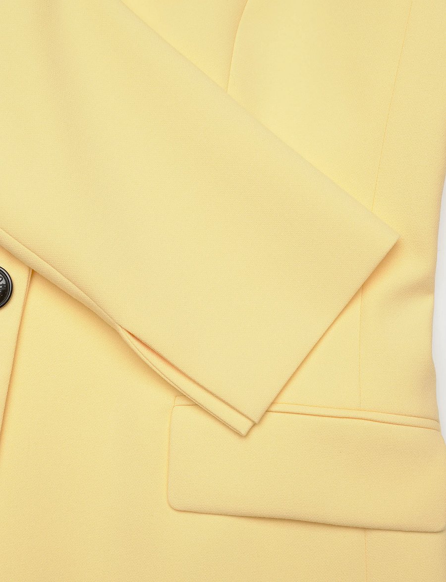 HUGO - Amegan - single breasted blazers - medium yellow - 3