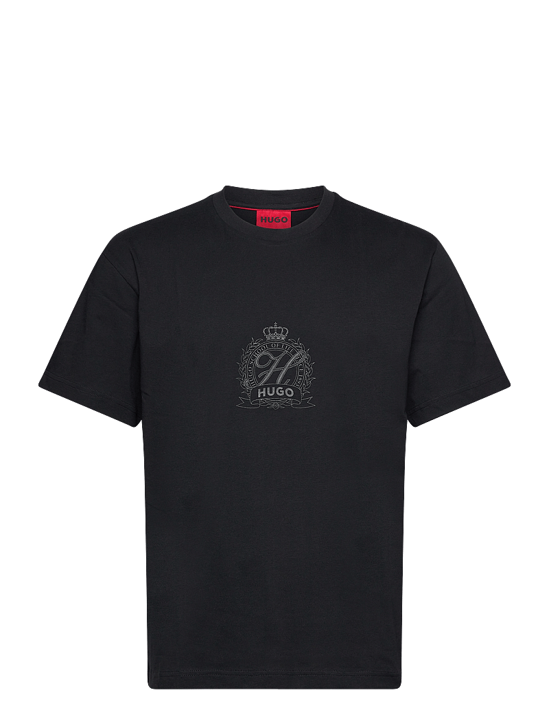 HUGO - Daminor - short-sleeved t-shirts - black - 0