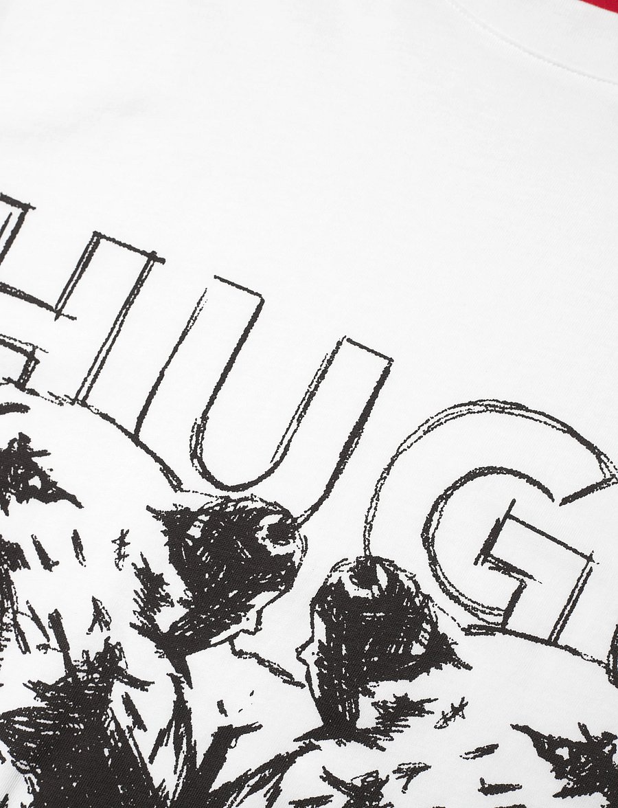 HUGO - Durro - kurzärmelig - white - 2