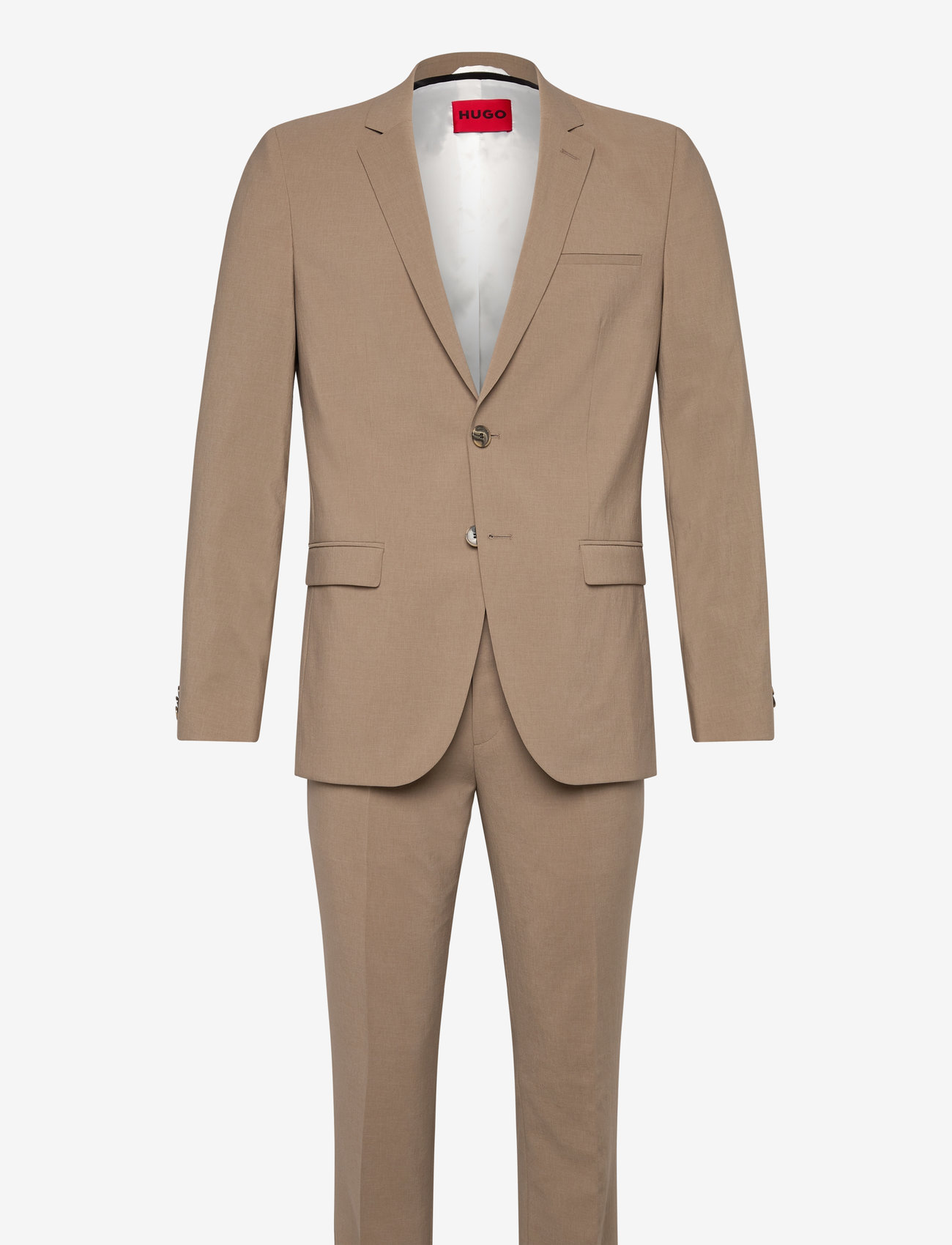 HUGO - Arti/Hesten232X - jakkaföt - medium brown - 0