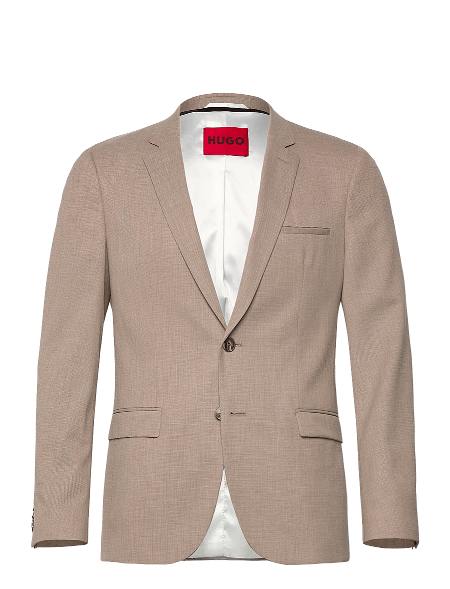 HUGO - Arti232X - single breasted blazers - medium brown - 0