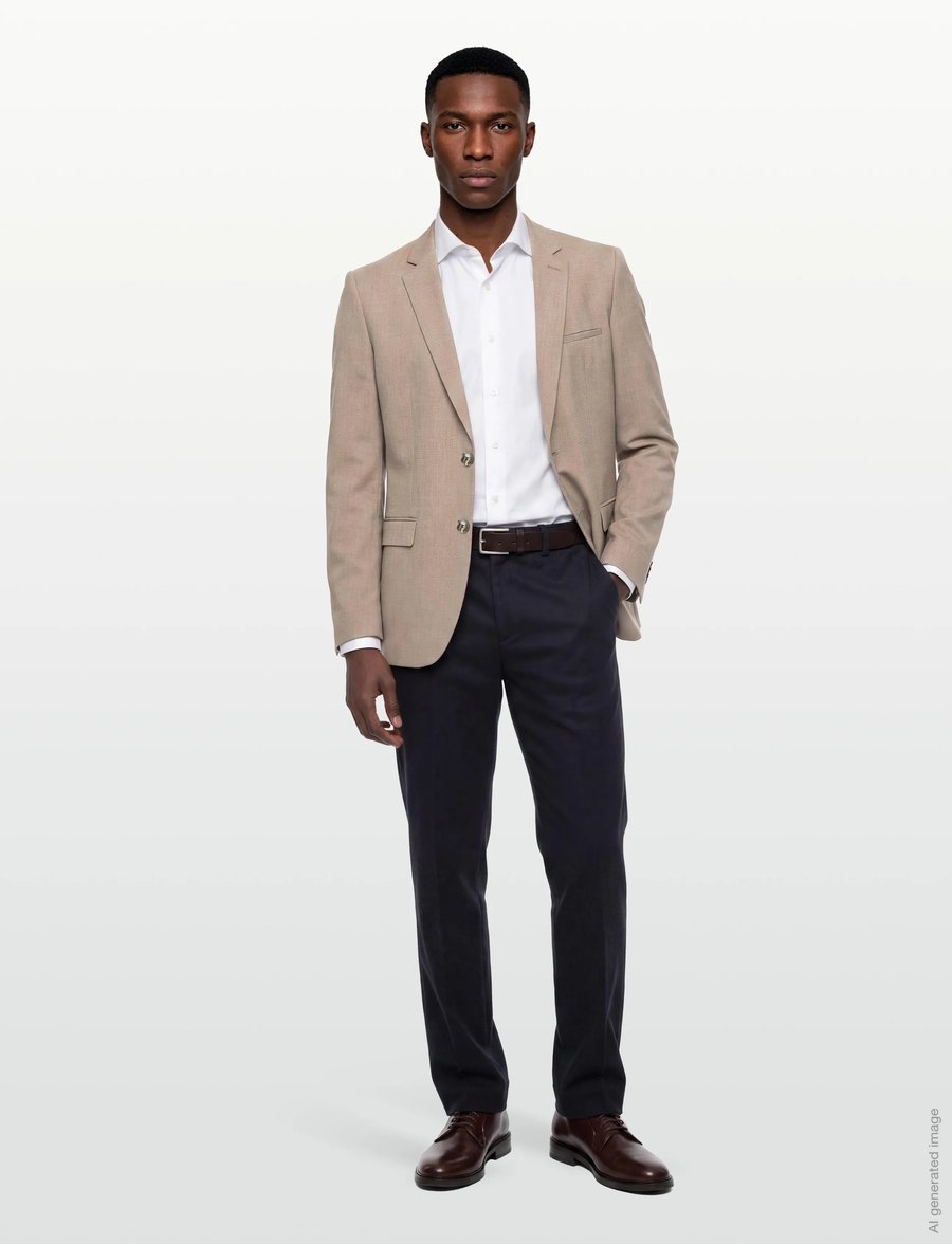 HUGO - Arti232X - enkelknäppta kavajer - medium brown - 0