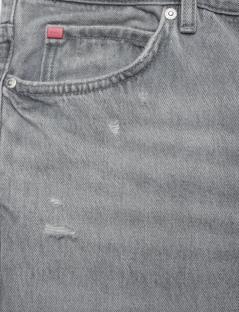 HUGO - HUGO 634 - tapered jeans - silver - 2