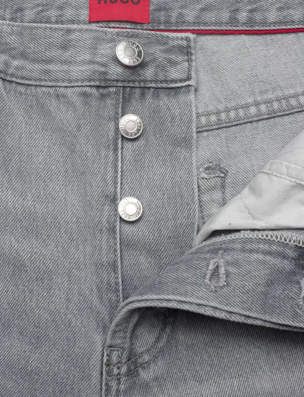 HUGO - HUGO 634 - tapered jeans - silver - 3