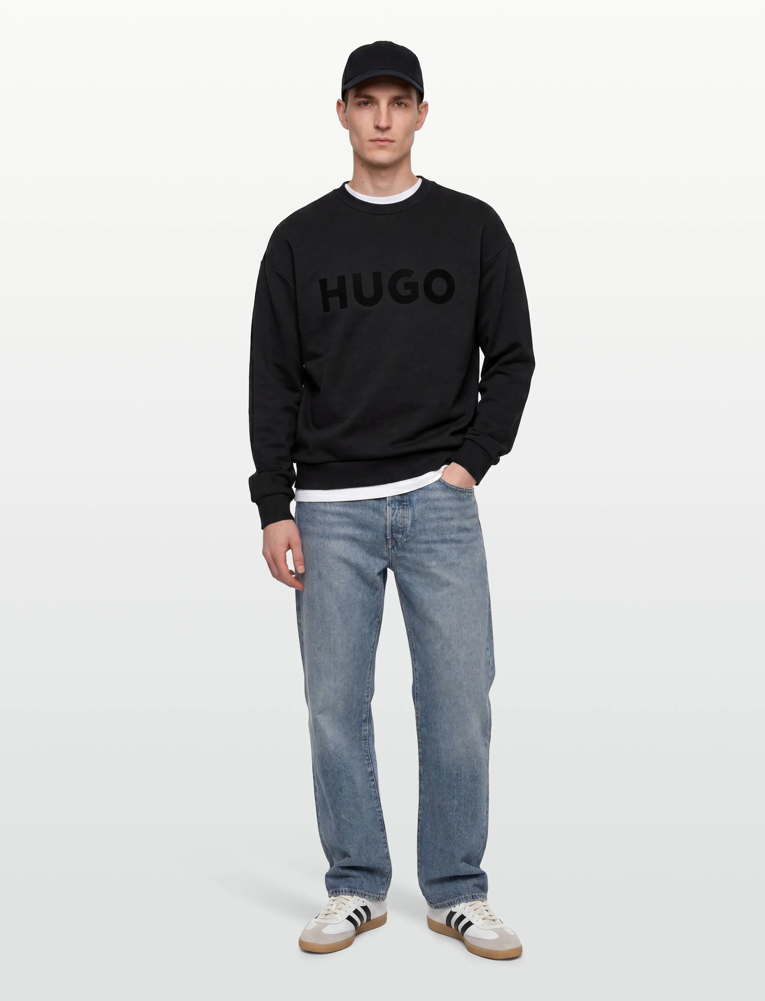HUGO Dinex - Sweatshirts - BLACK / black