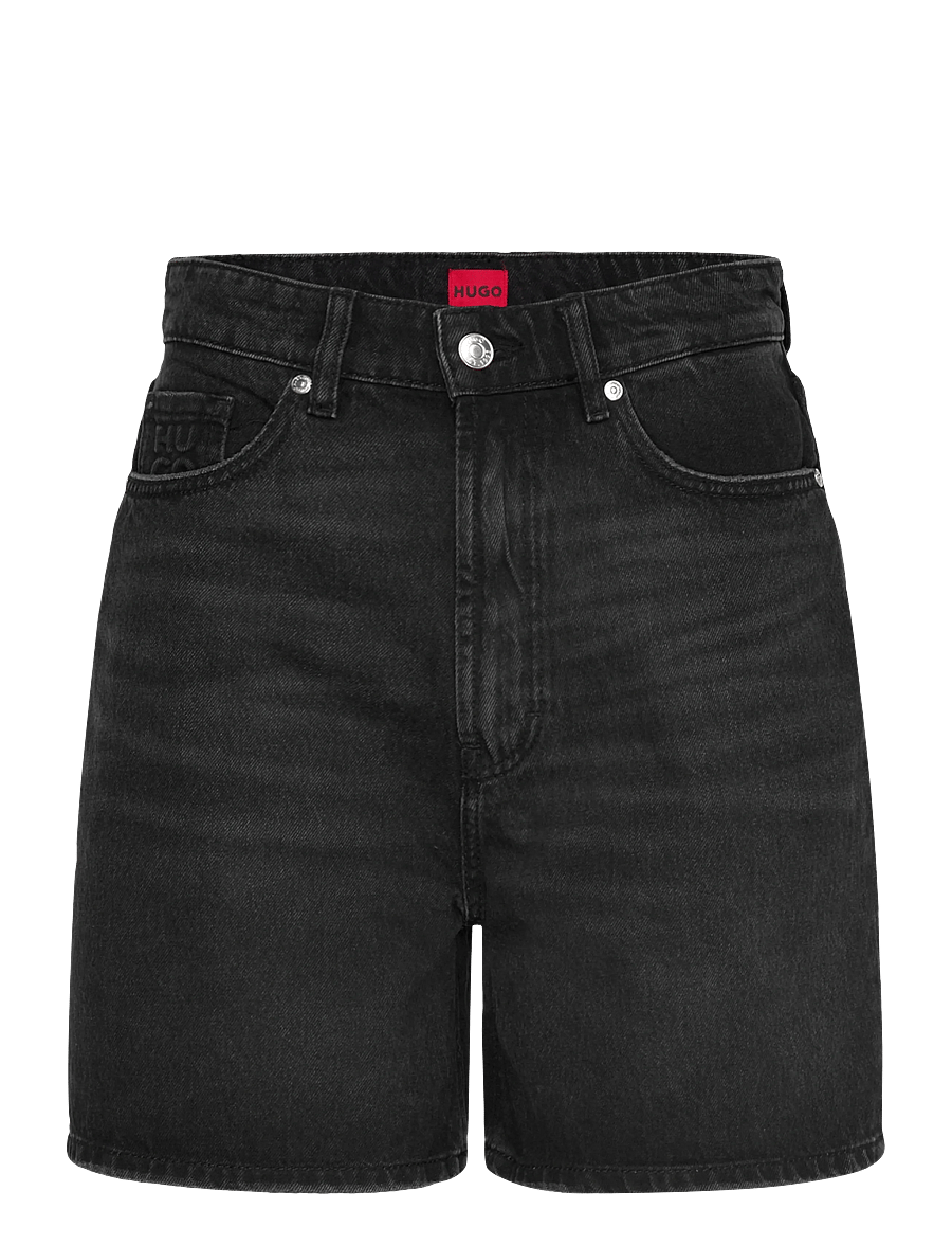 HUGO - Gelita - lühikesed teksapüksid - black - 0
