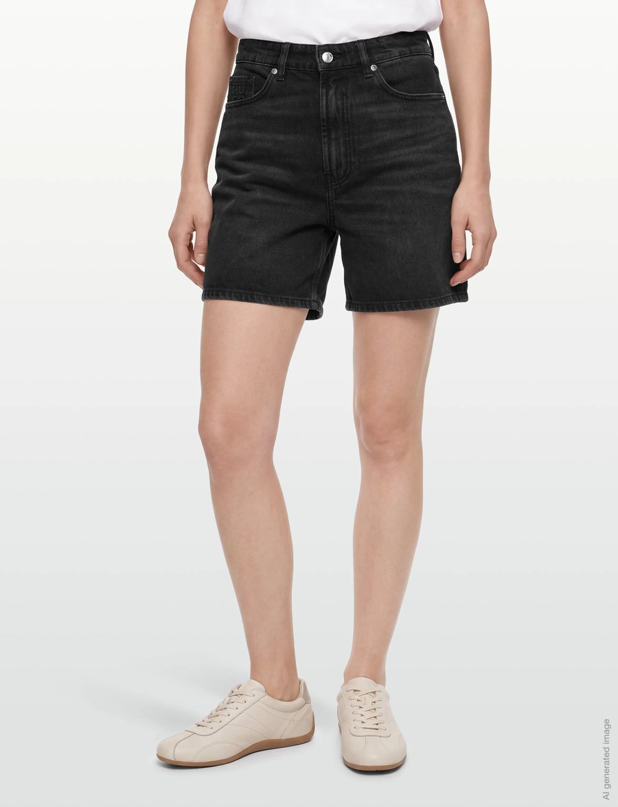 HUGO - Gelita - jorts - black - 3