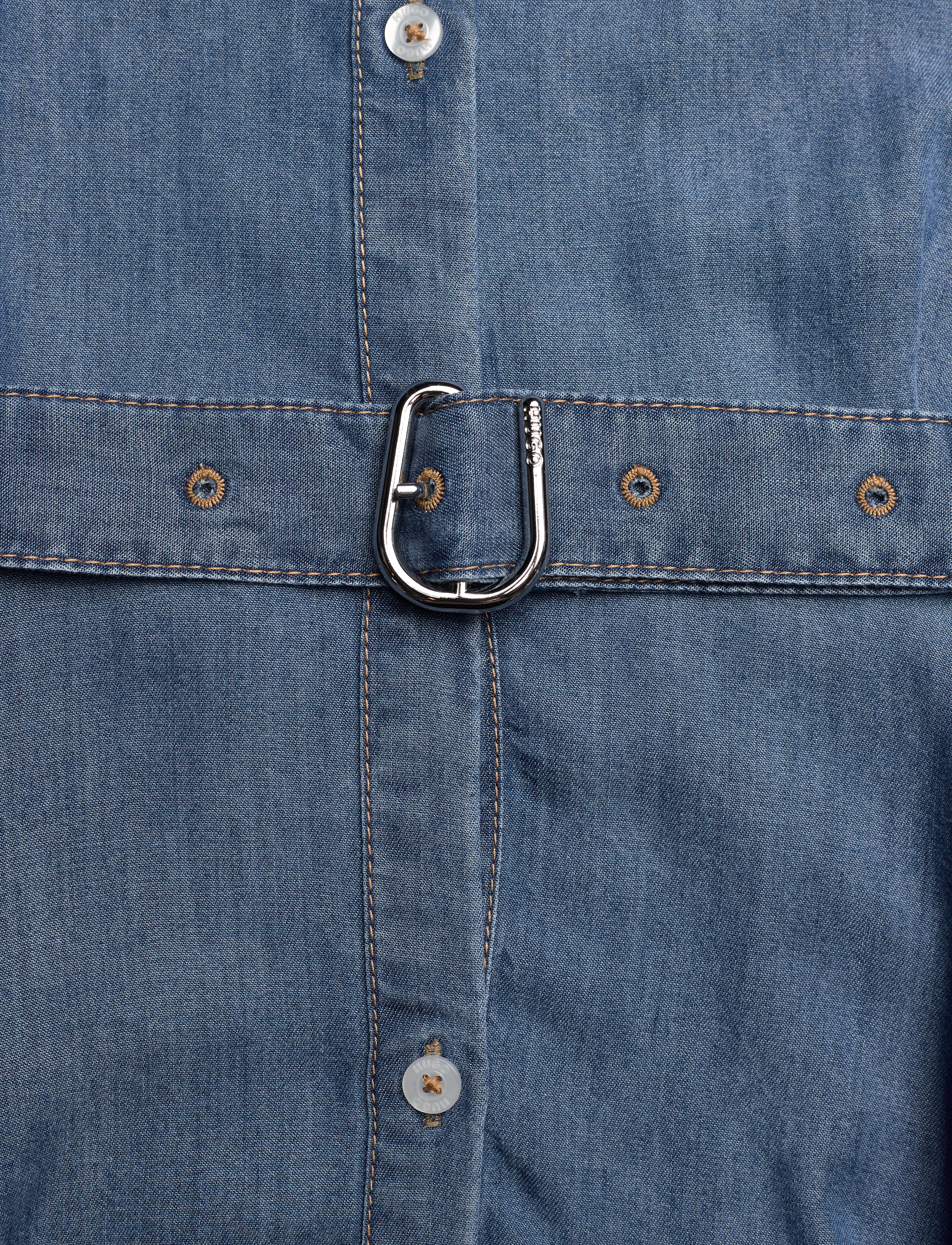 HUGO - Kastami - denimkjoler - bright blue - 3