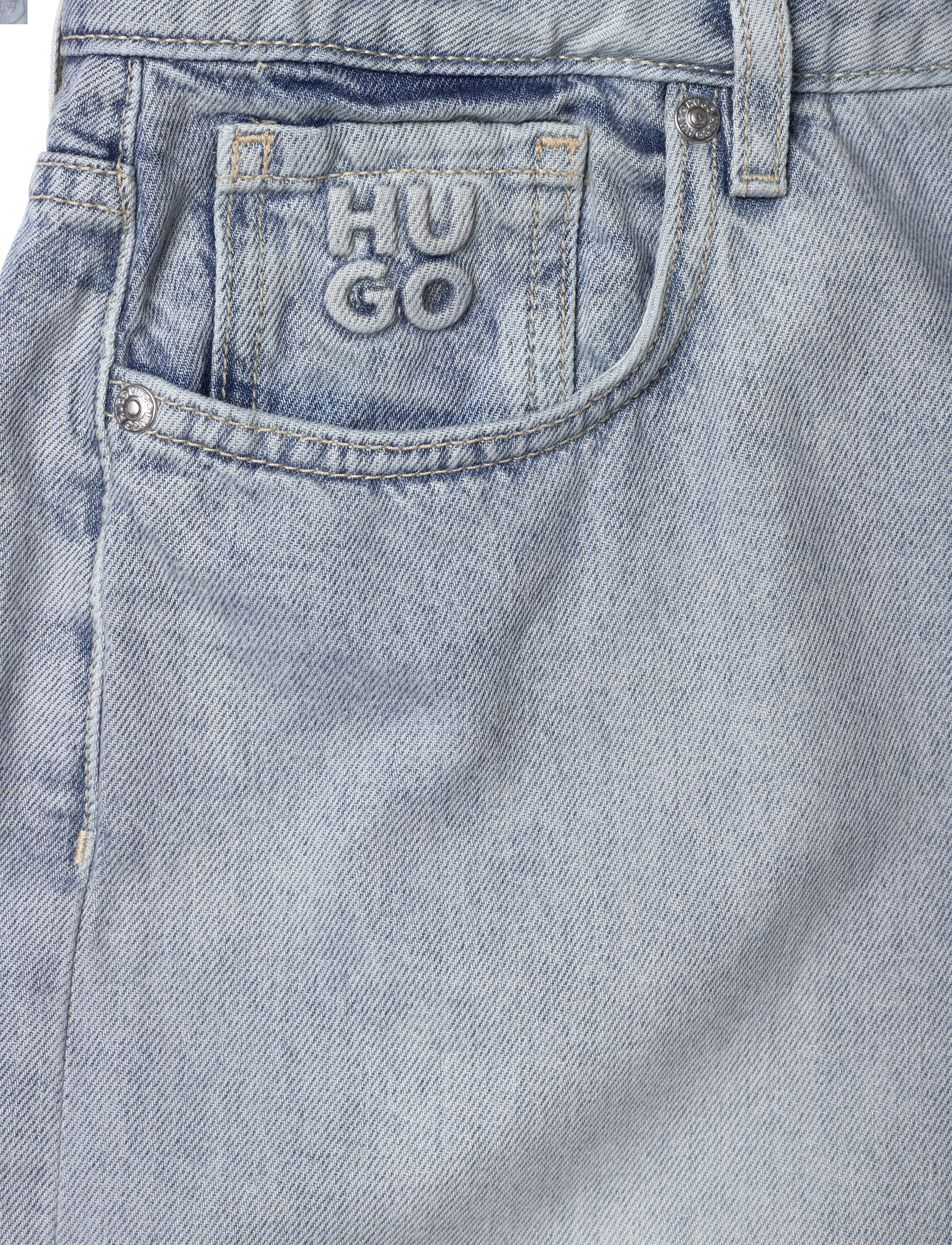 HUGO - Gelita - džinsiniai šortai - turquoise/aqua - 2