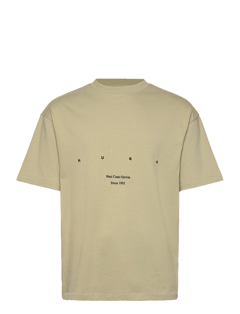 HUGO - Duwrite - short-sleeved t-shirts - open green - 0