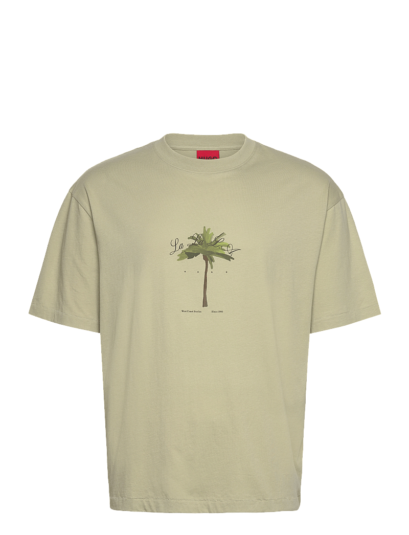 HUGO - Duwom - lühikeste varrukatega t-särgid - open green - 0