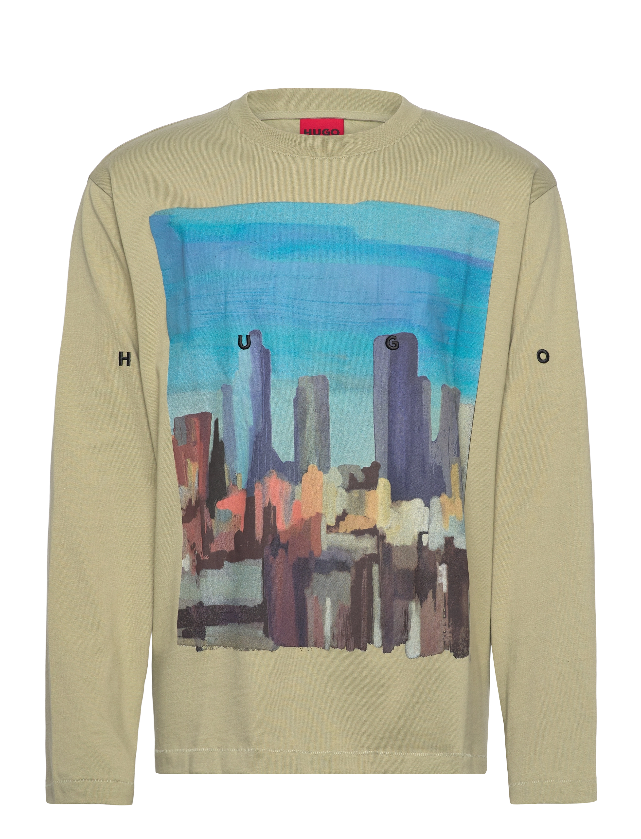 HUGO Dugot - T-shirts - OPEN GREEN / green
