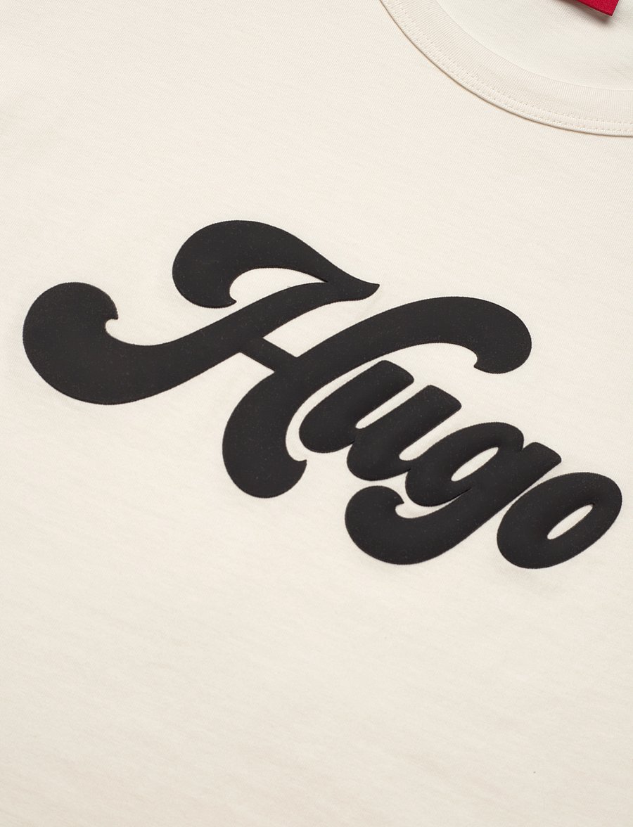 HUGO - Damacia_4 - t-shirts - open white - 2