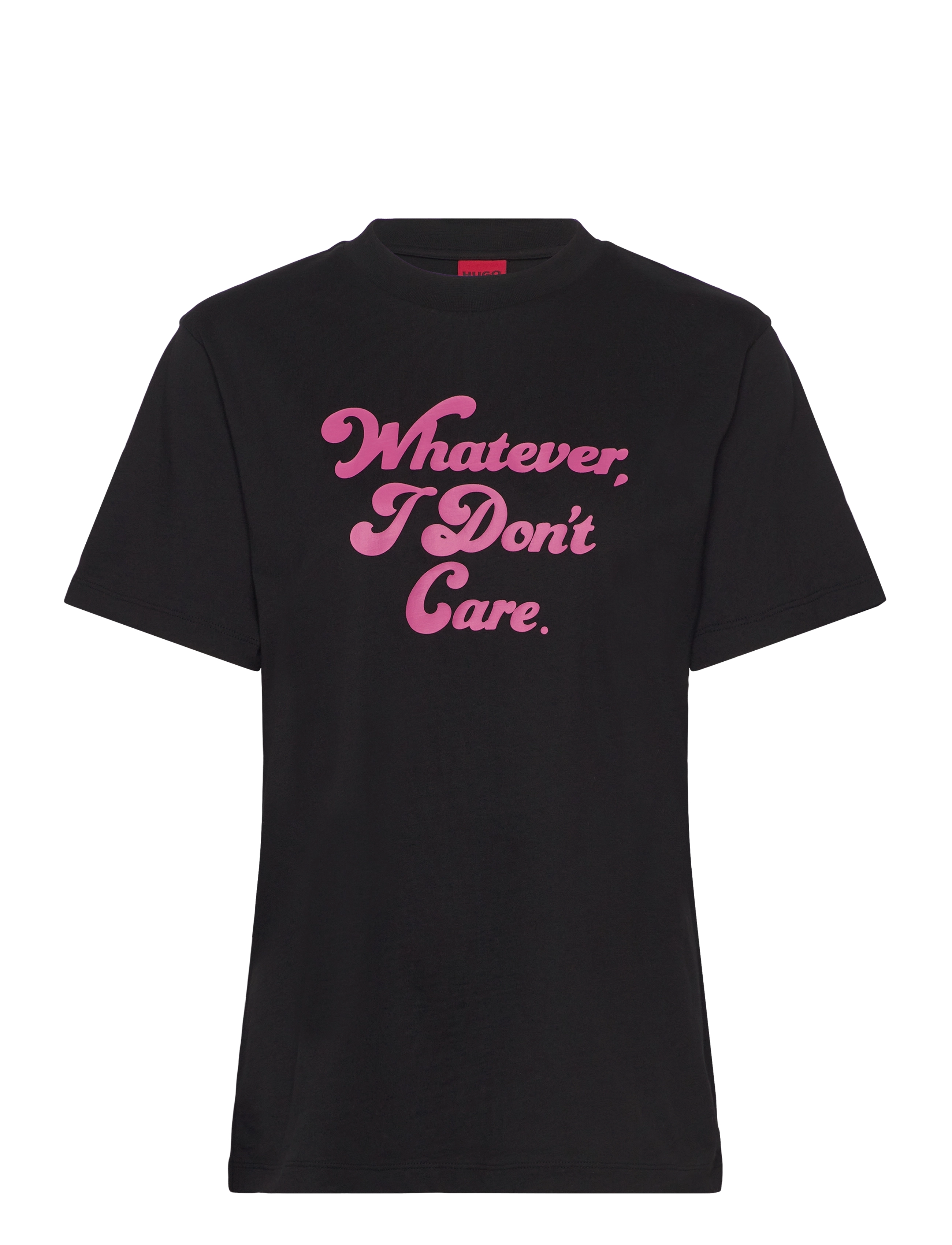 HUGO Vintage Tee_15 - Tøj - BLACK / black