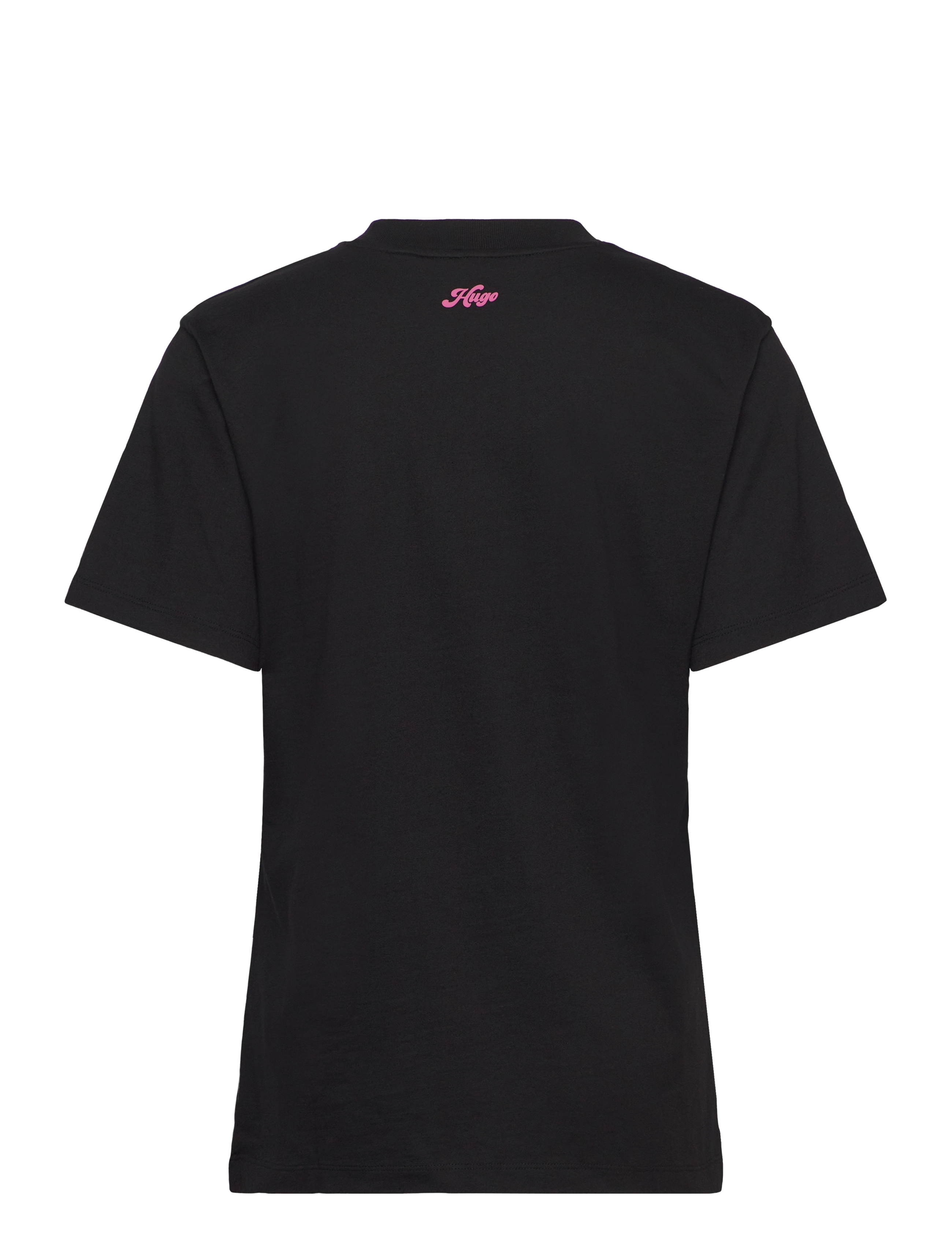 HUGO - Vintage Tee_15 - t-shirts - black - 1