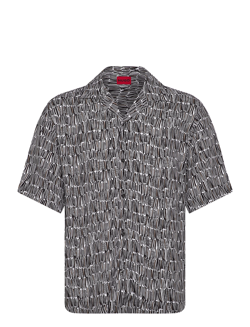 HUGO - Espino - kortärmade skjortor - black - 0