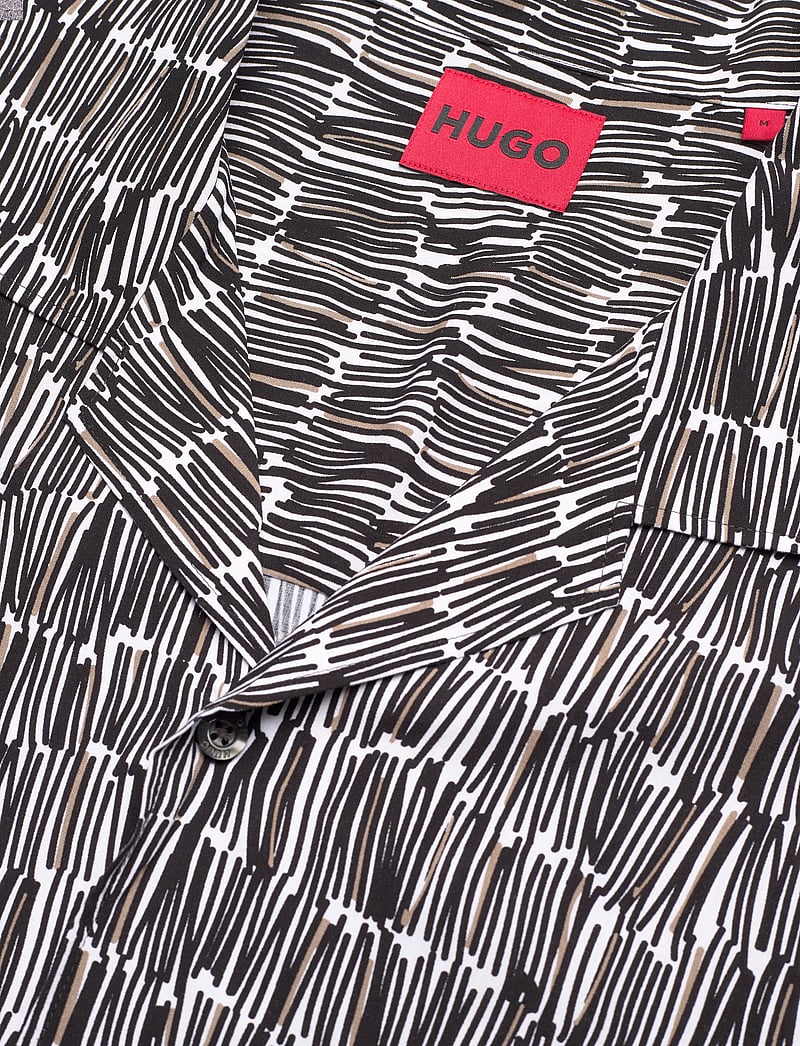 HUGO - Espino - kortärmade skjortor - black - 3