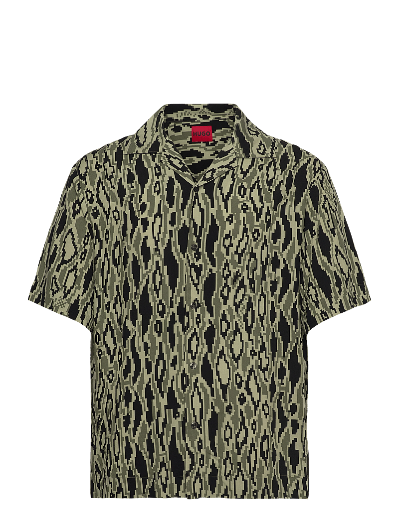 HUGO - Espino - lühikeste varrukatega särgid - open green - 0