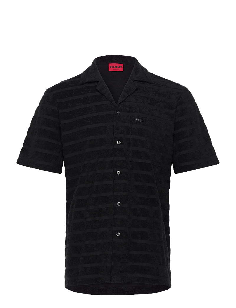 HUGO - Ellino - short-sleeved t-shirts - black - 0