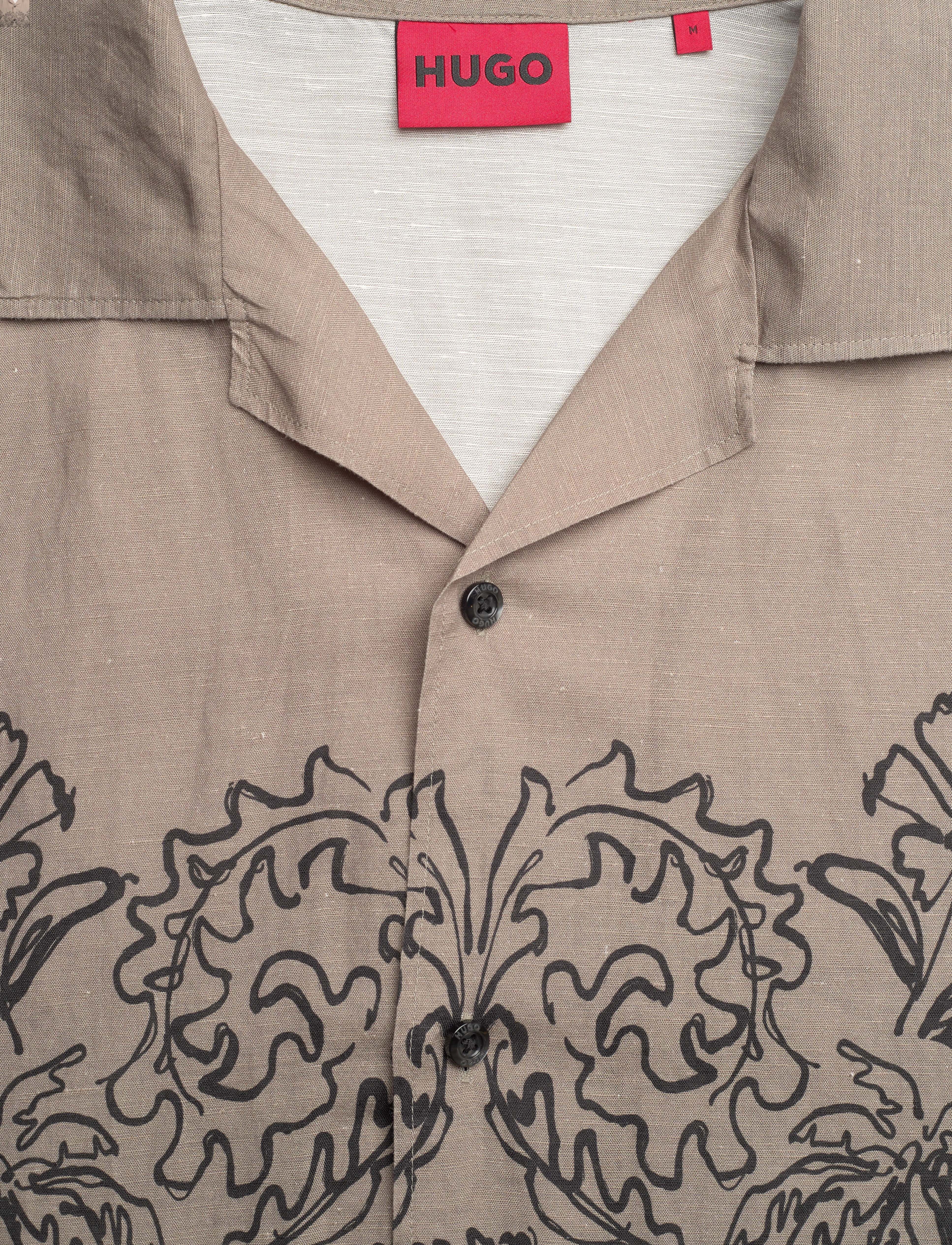 HUGO - Espino - linneskjortor - medium brown - 2