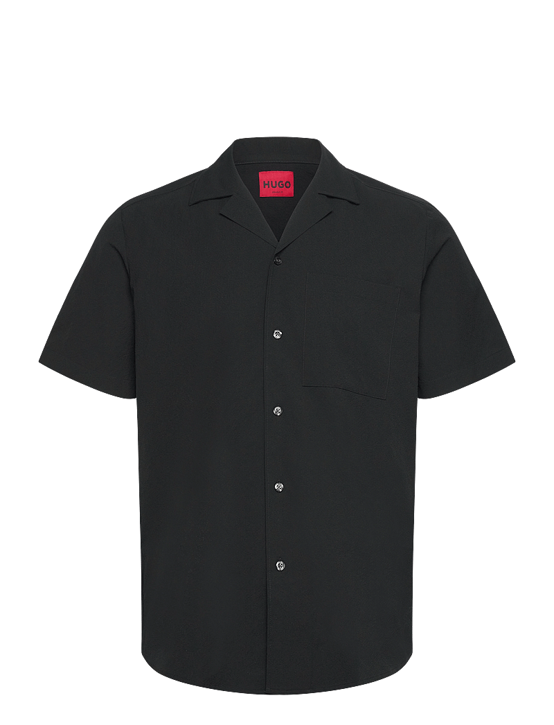HUGO - Ellino - kortærmede skjorter - black - 0