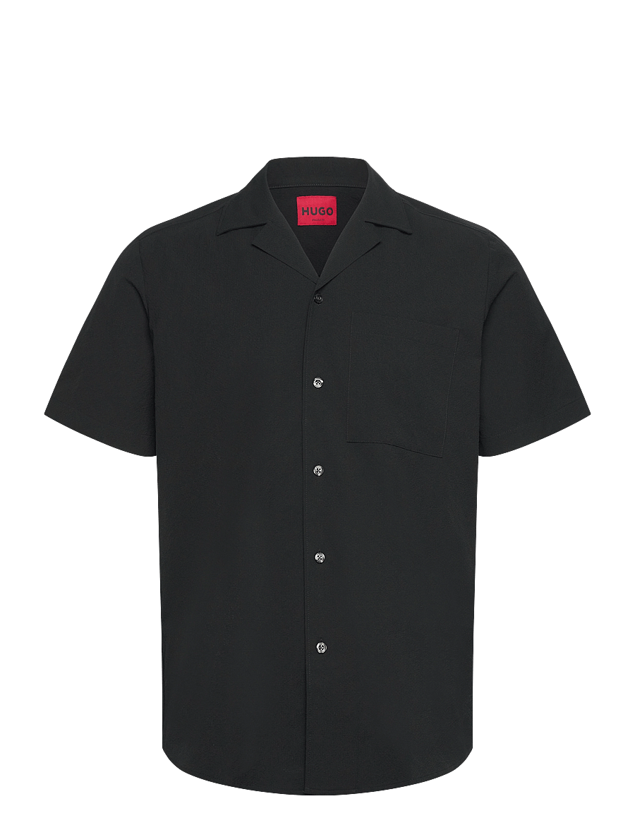 HUGO - Ellino - chemises à manches courtes - black - 0