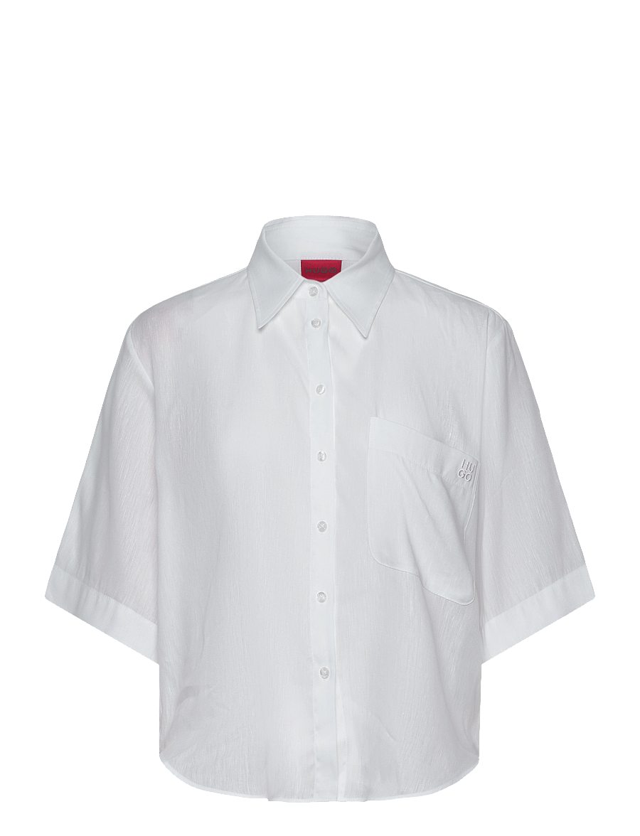 HUGO - Evona - linneskjortor - white - 0