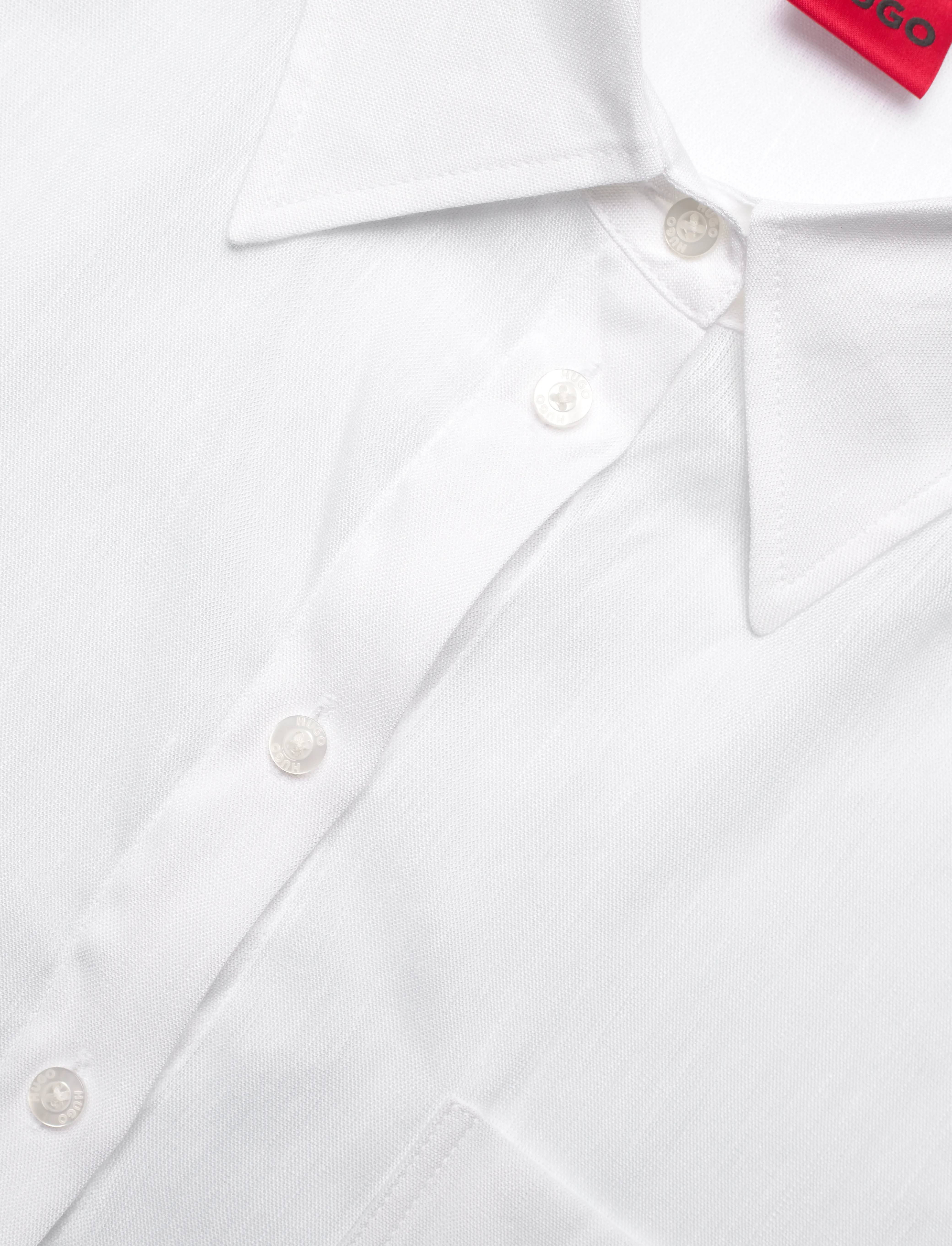HUGO - Evona - linneskjortor - white - 2