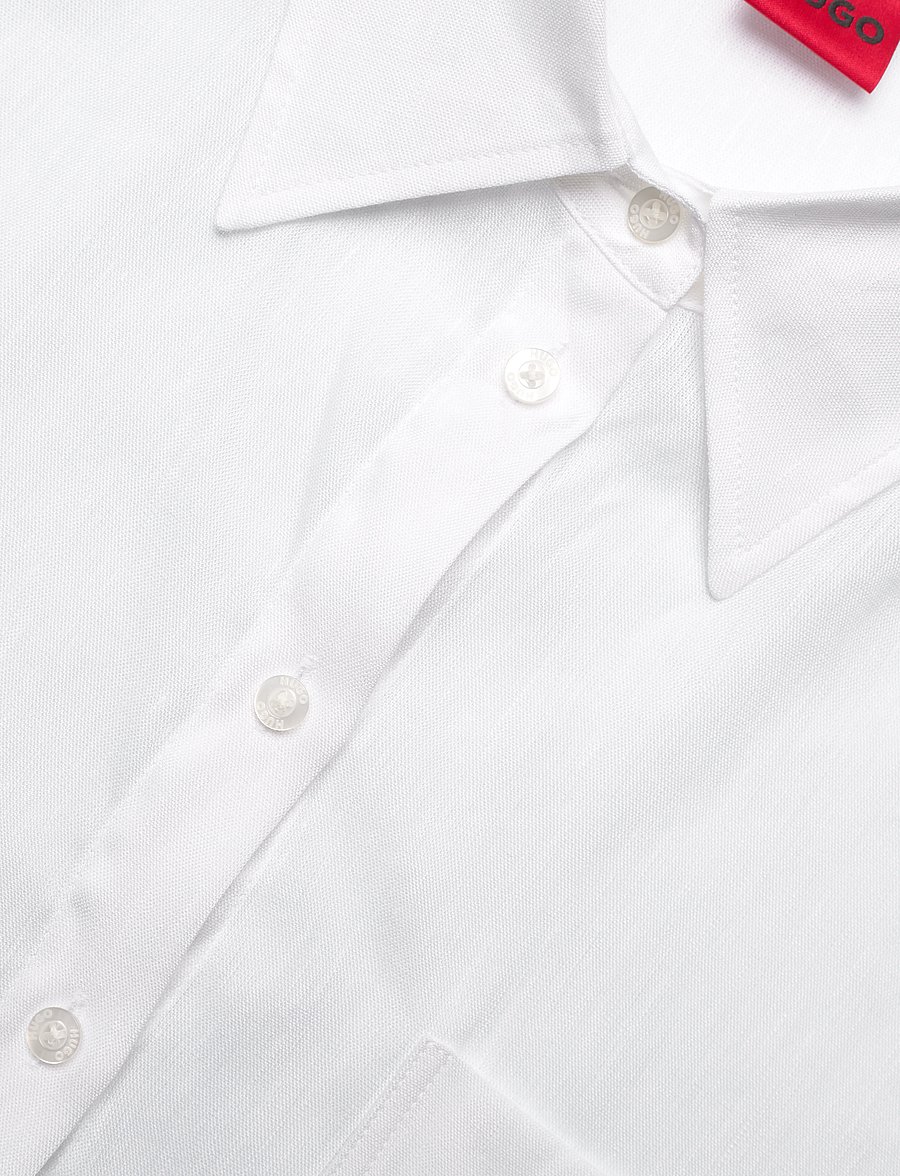 HUGO - Evona - linneskjortor - white - 2
