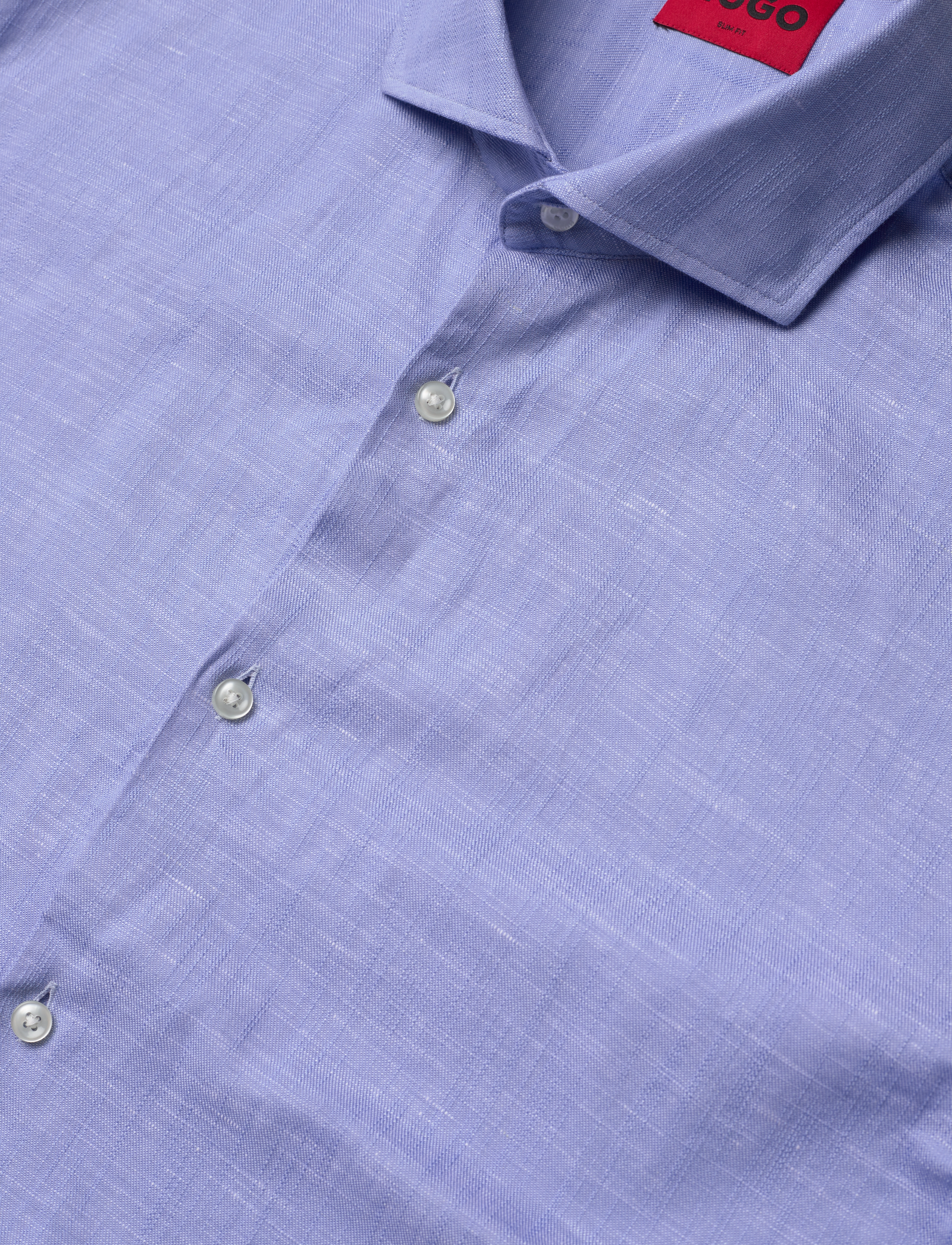 HUGO - Kason - linen shirts - light/pastel blue - 3