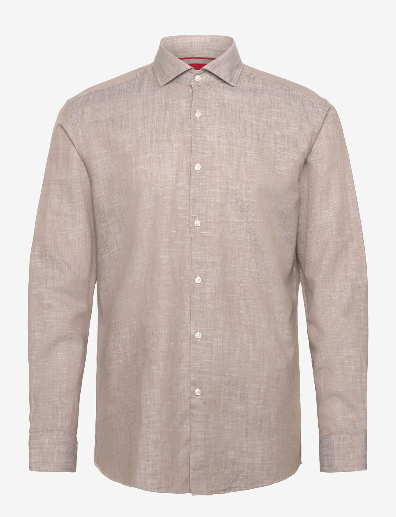 HUGO - Kason - leinenhemden - medium brown - 0